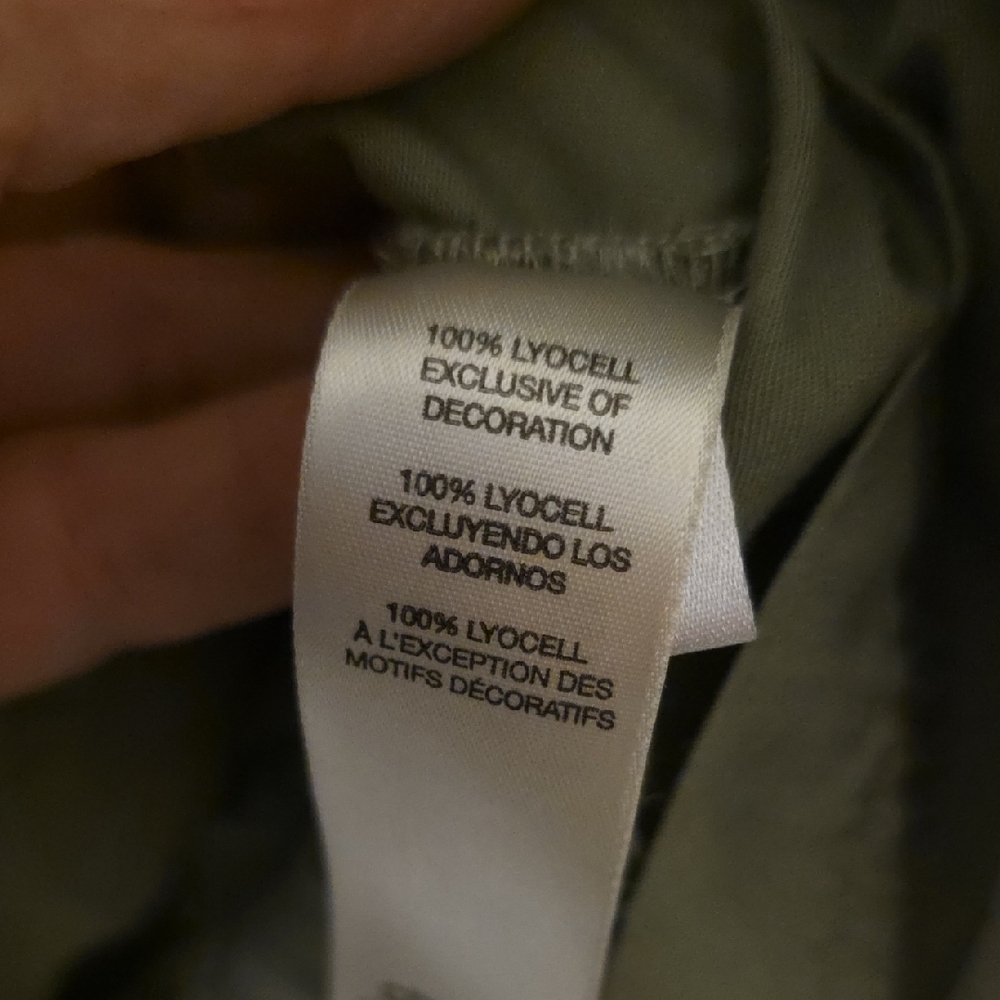 Chico's Olive Embroidered Utility Jacket - Picture 9 of 12